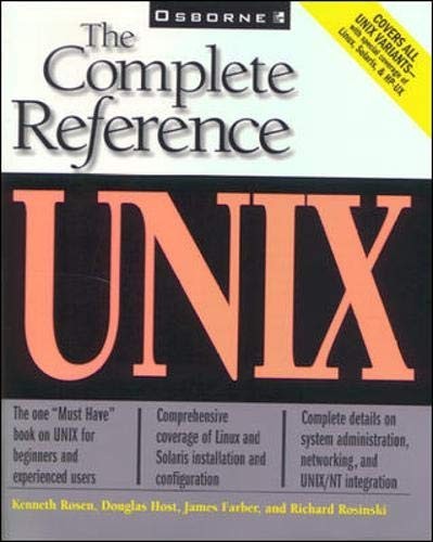 Unix: The Complete Reference – VERY GOOD