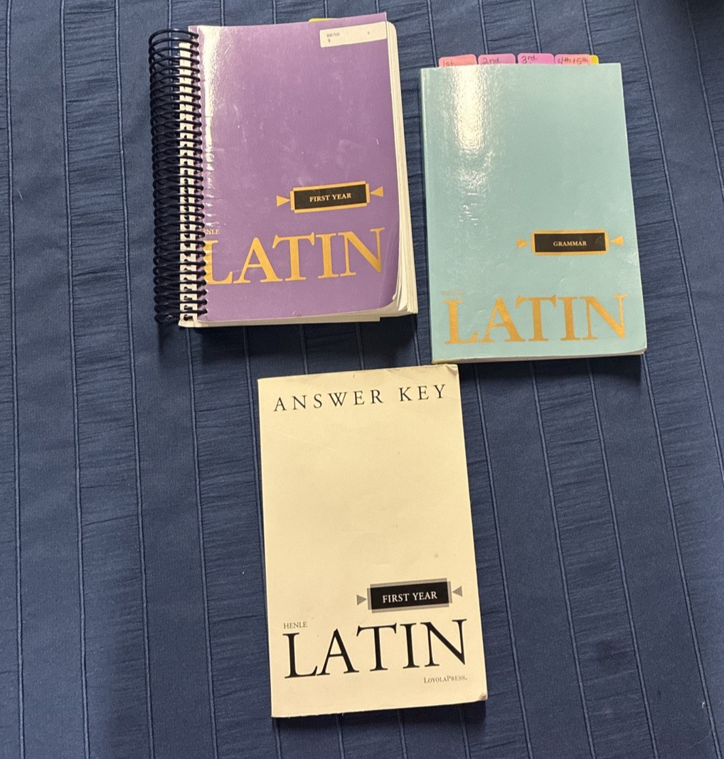 Henle First Year Latin Set – Grammar, Answer Key, and Text