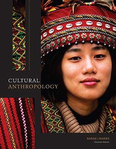 Cultural Anthropology – Paperback, by Nanda Serena; Warms Richard – Acceptable n