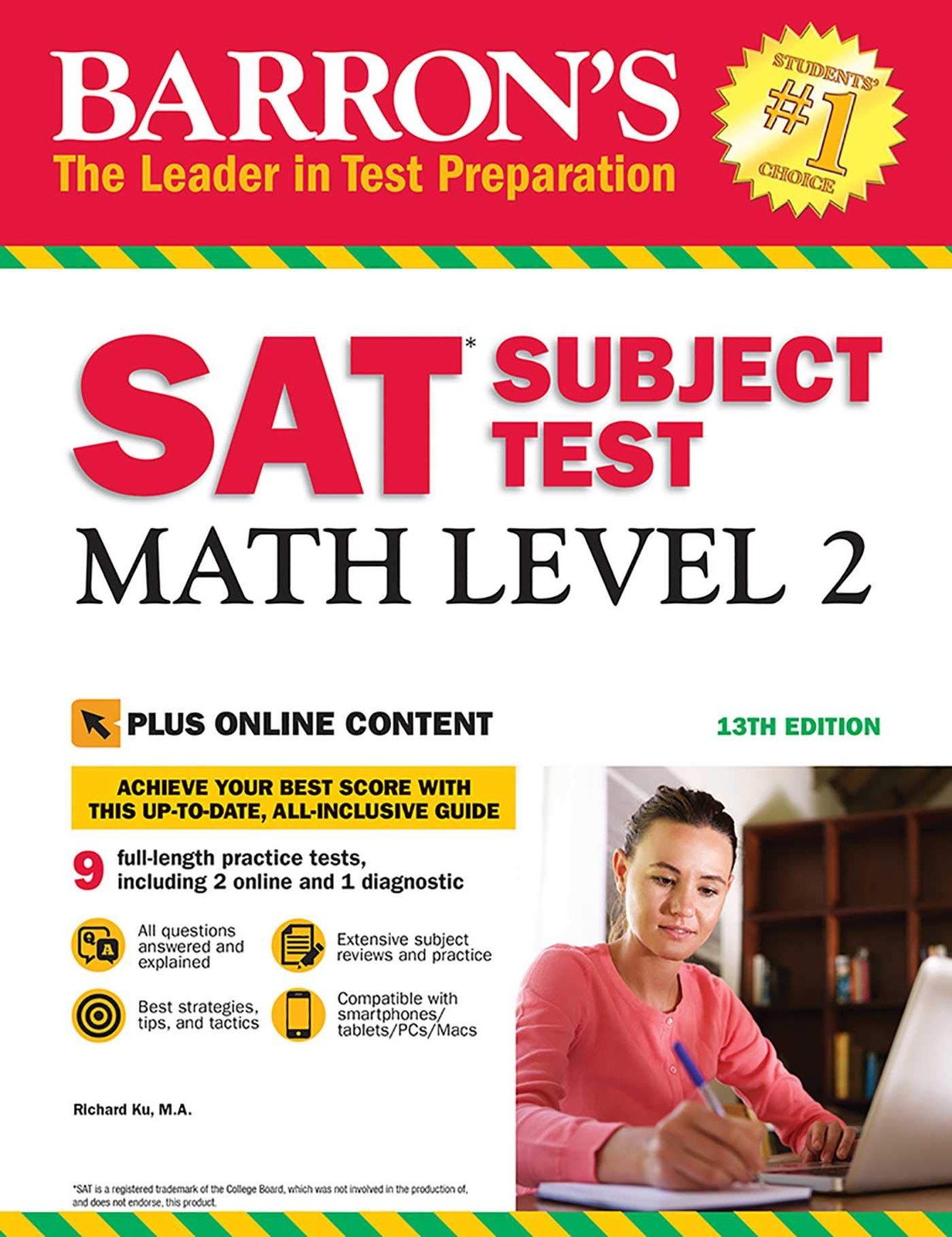 SAT Subject Test: Math Level 2 with Online Tests (Barron’s Test Prep)