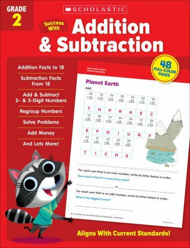 Scholastic Success with Addition & Subtraction Grade 2 Workbook – Scholastic…