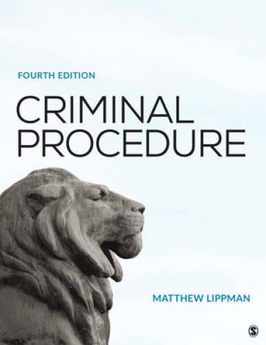 Criminal Procedure – Paperback By Lippman, Matthew – GOOD