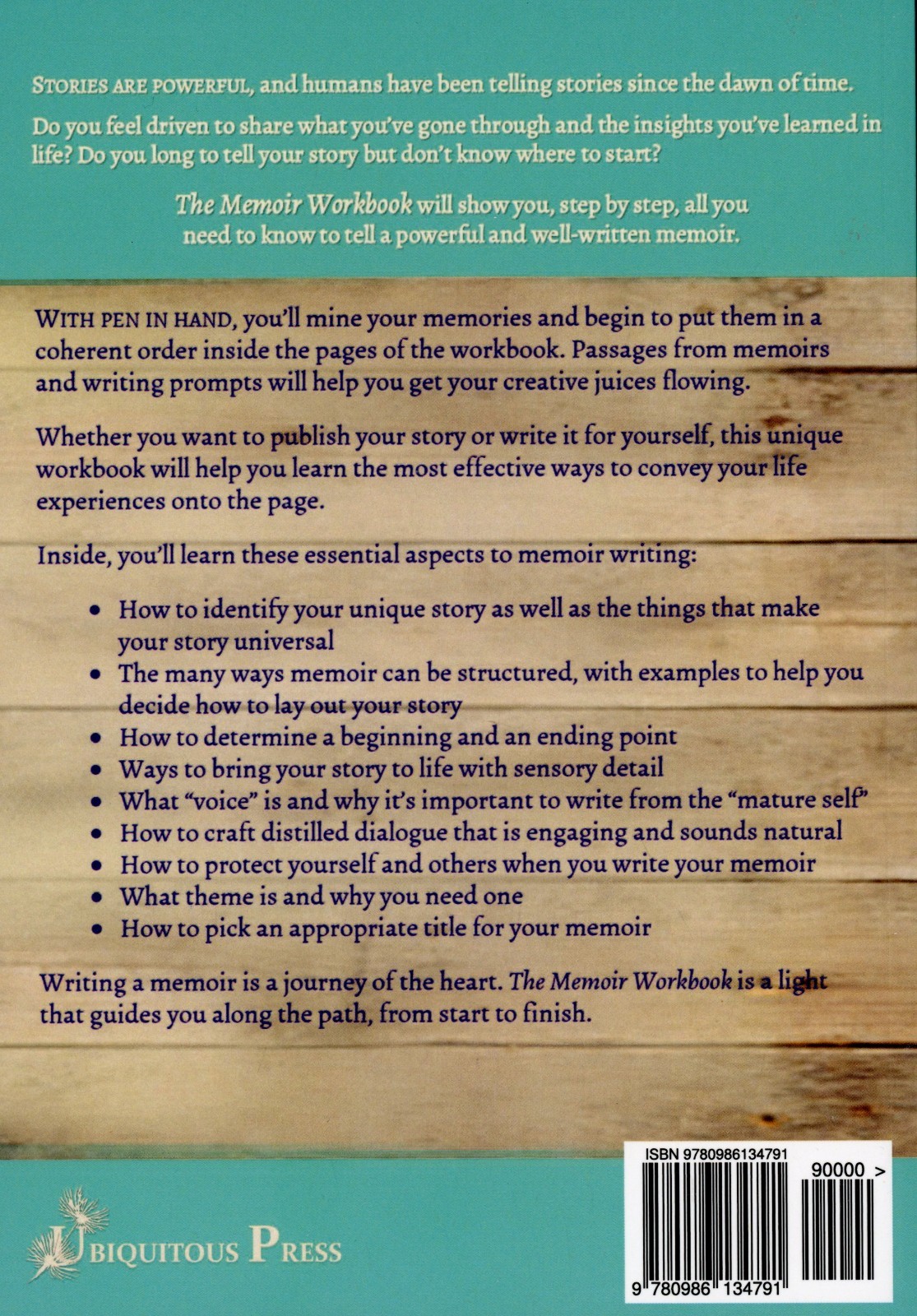 Memoir Workbook : Step-By Step Guide – Write Your Story – NEW