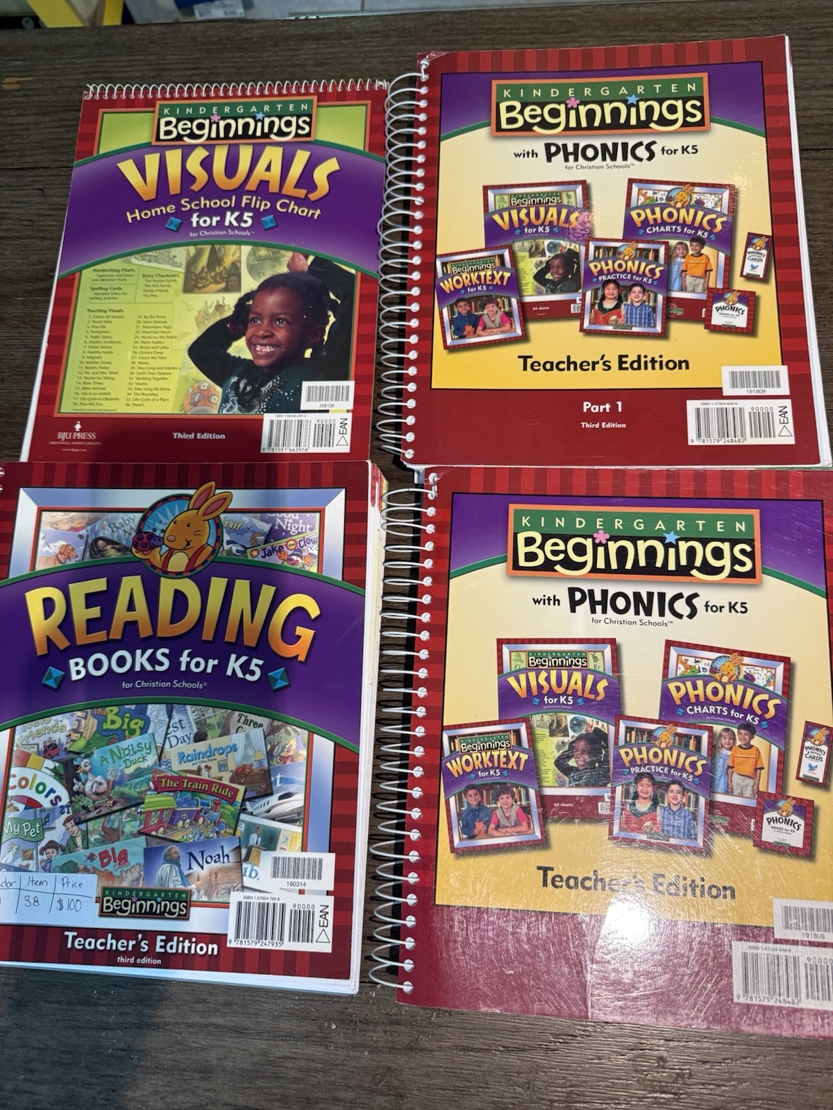 BJU Press Kindergarten Beginnings Teacher’s Edition 3rd Ed Ring Bound K5