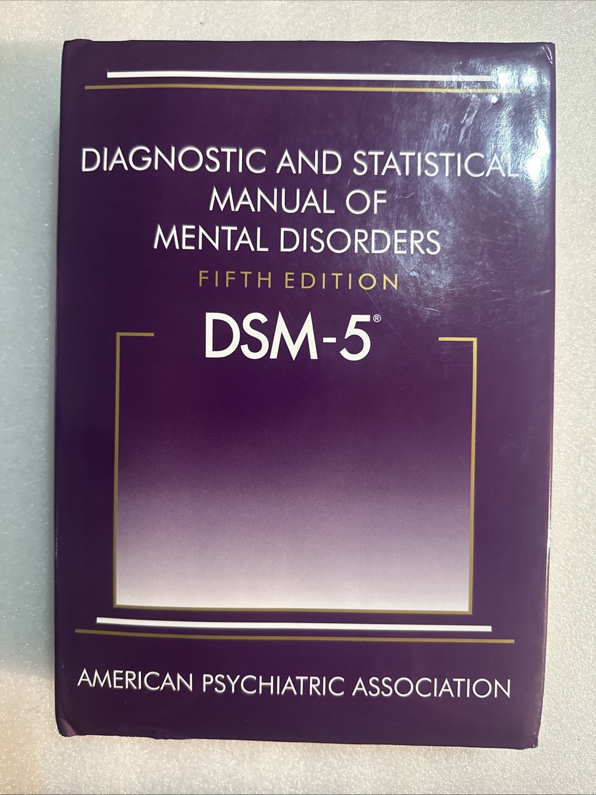 Diagnostic and Statistical Manual of Mental Disorders DSM-5 by American…