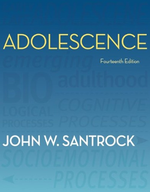 Adolescence Paperback John Santrock