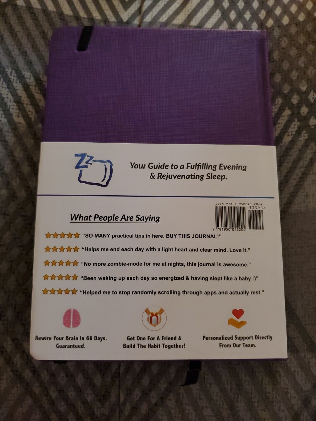 Habit Nest SLEEP & EVENING ROUTINE Bedtime Journal Book – Brand New Unused