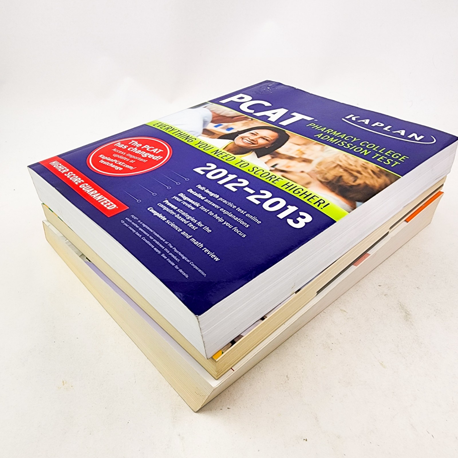 PCAT Pharmacy College Admissions Test Book Lot Kaplan Barrons McGraw Hill Lot