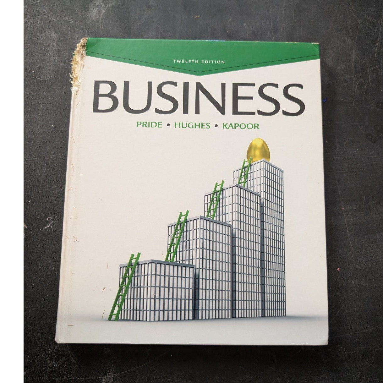Business 12th Ed Hardcover Textbook Pride Hughes Kapoor Cengage 2013