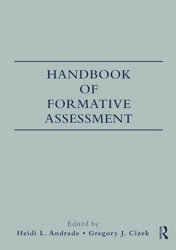 Handbook of Formative – Paperback, by Heidi Andrade; Gregory – Very Good