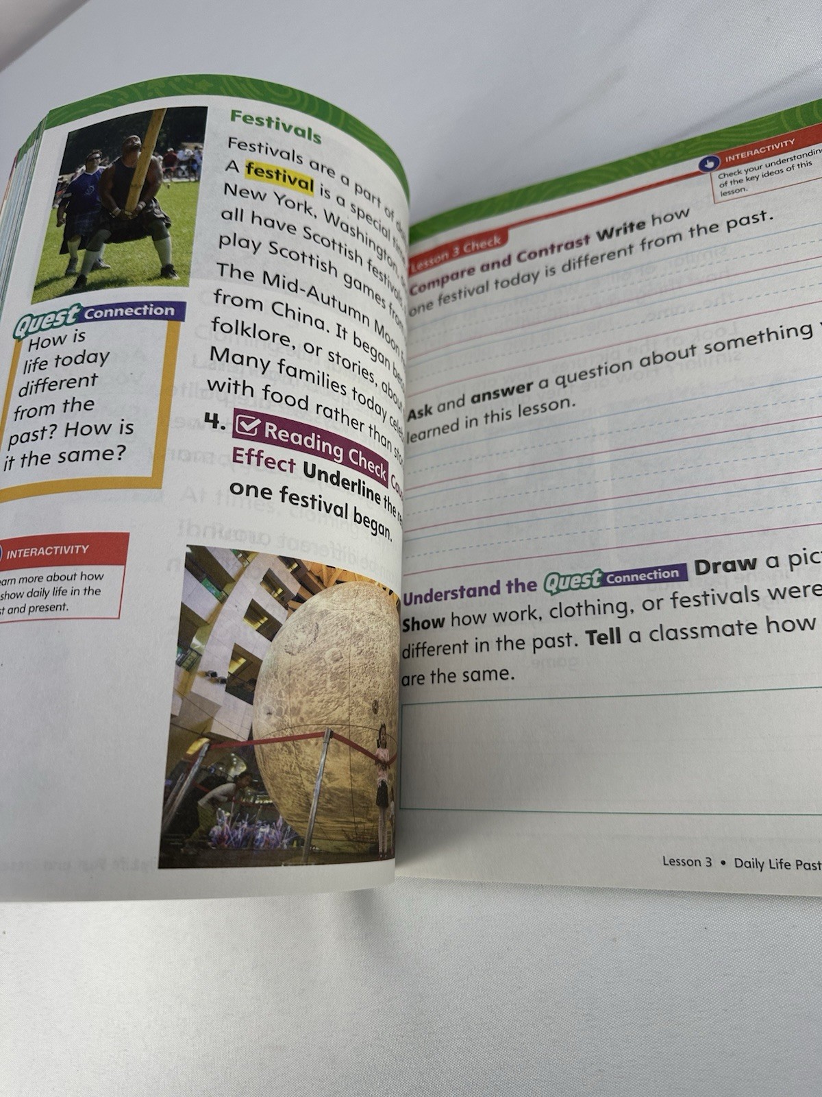 SAVVAS LEARNING COMPANY MY WORLD INTERACTIVE BOOK SOCIAL STUDIES