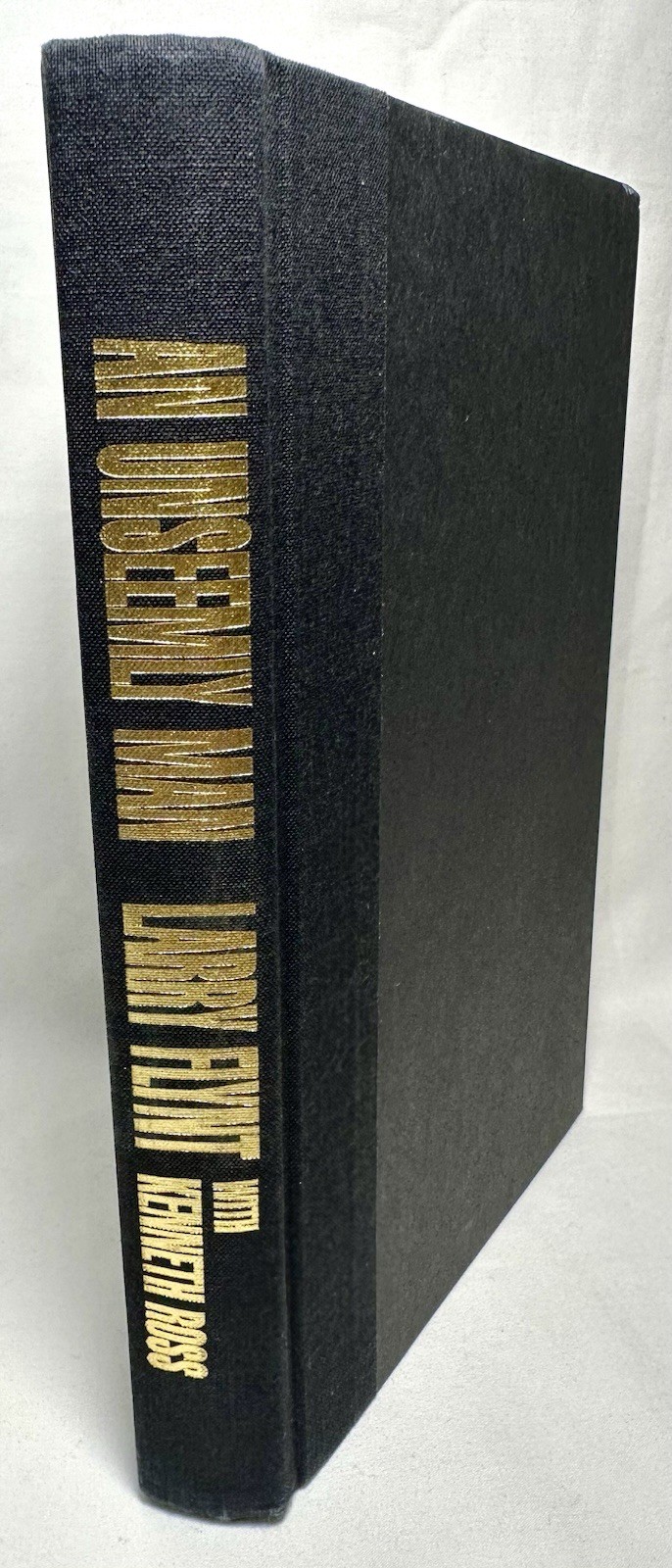 SIGNED Book LARRY FLYNT An Unseemly Man 1st Edition/ 1st Printing
