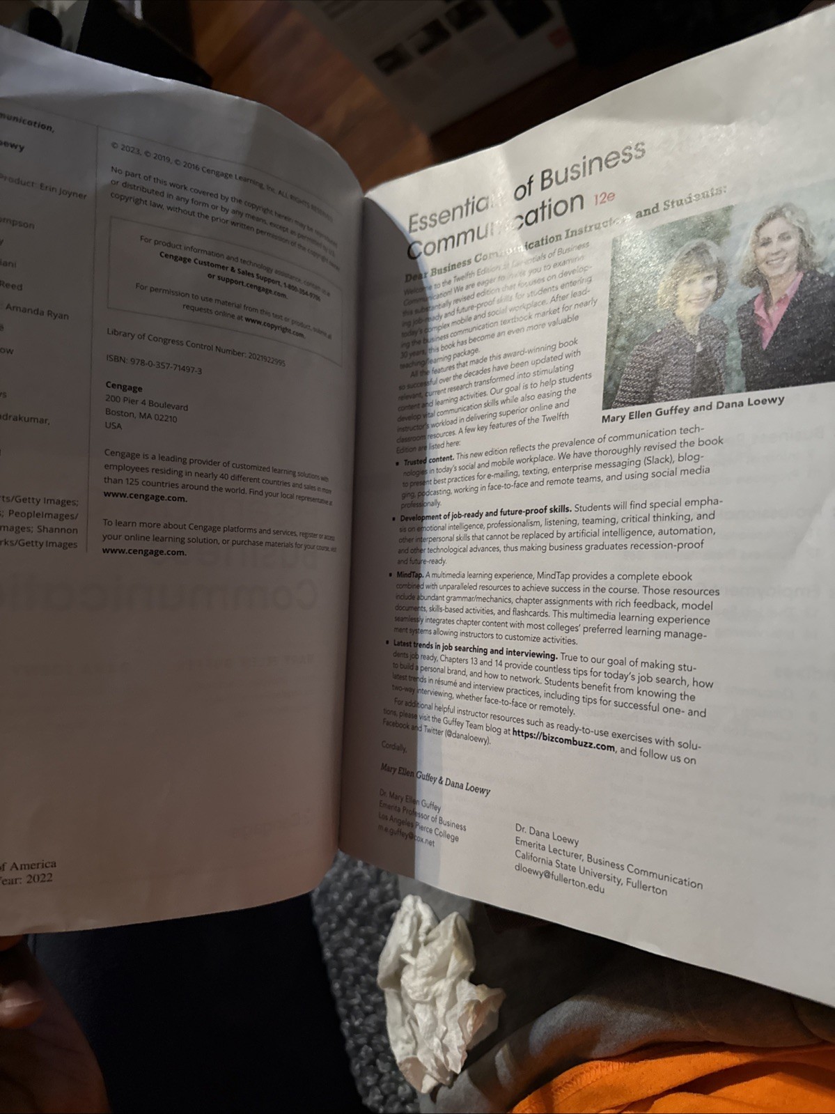 Essentials of Business Communication by Mary Ellen Guffey and Dana Loewy 12 Ed