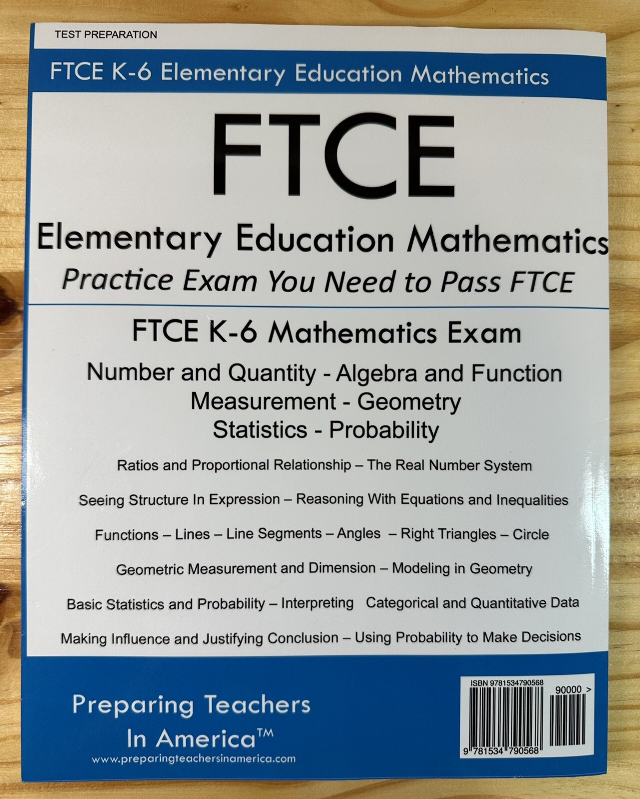 Ftce K-6 Elementary Education Mathematics