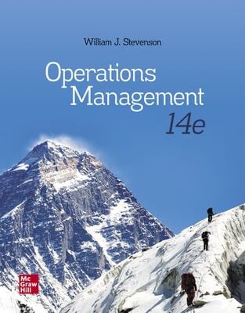 Operations Management Hardcover William J. Stevenson