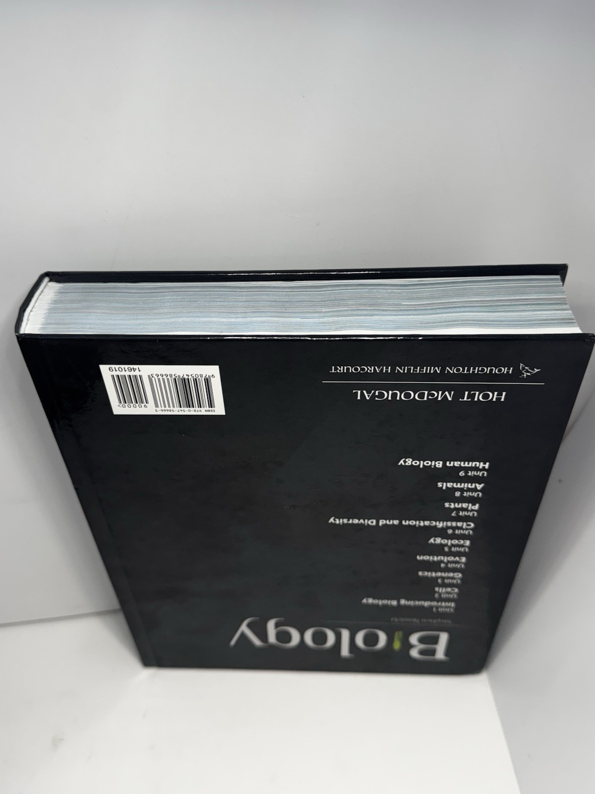 Holt McDougal Biology Stephen Nowicki Hardcover Textbook 2012 Edition