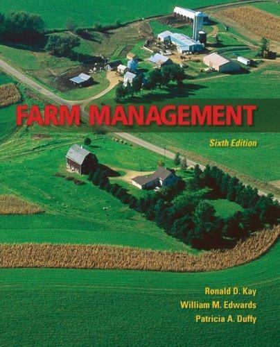 Farm Management – hardcover, Ronald Kay, 0073028290