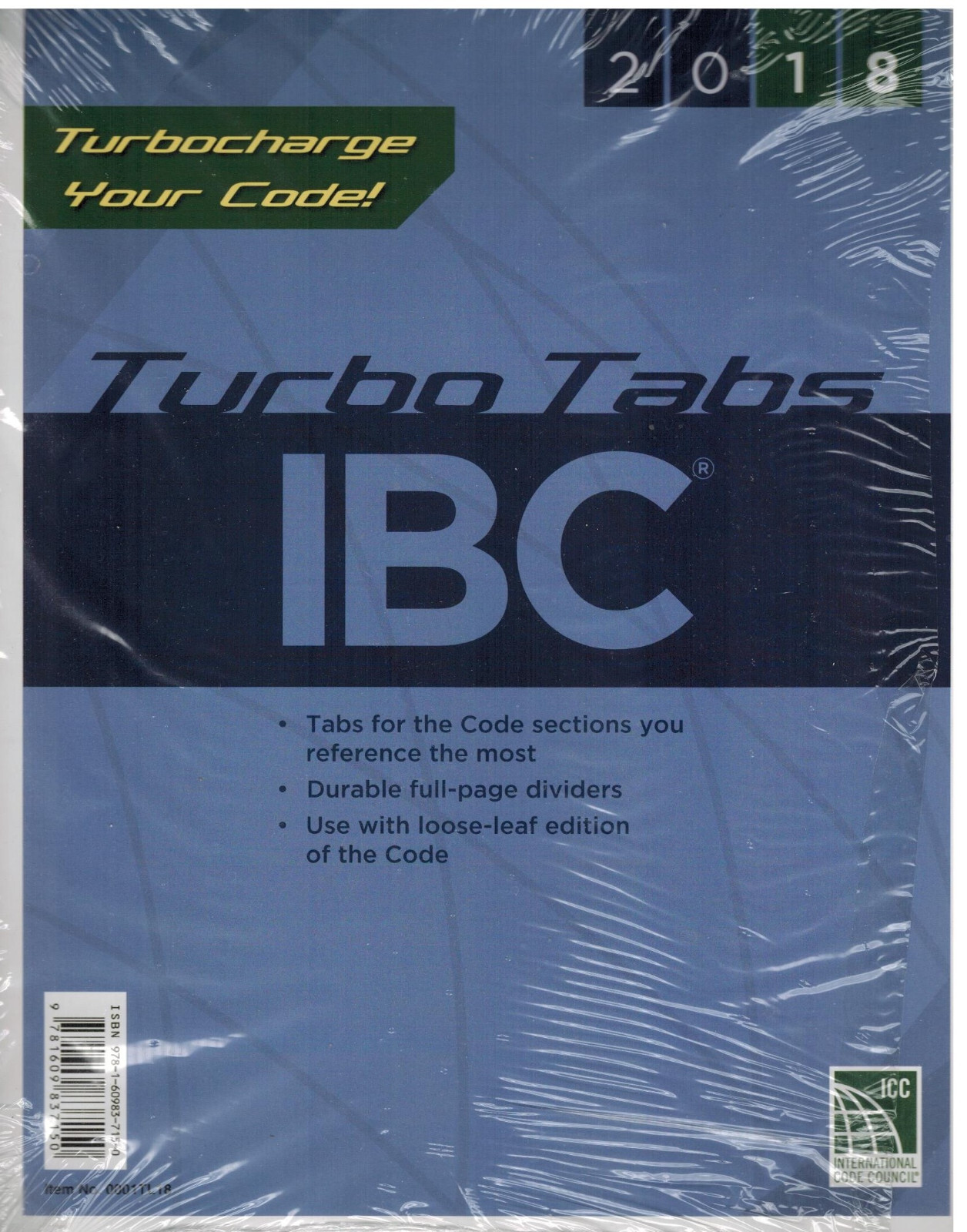 2018 IBC Turbotabs (Brand New for Loose-leaf book)
