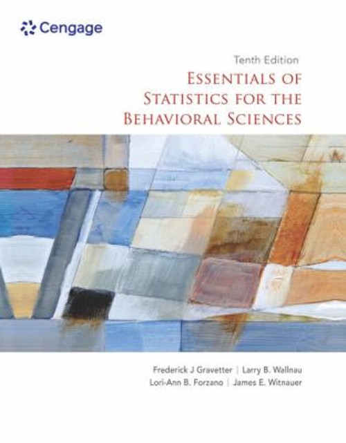 Essentials of Statistics for the Behavioral Sciences Paperback