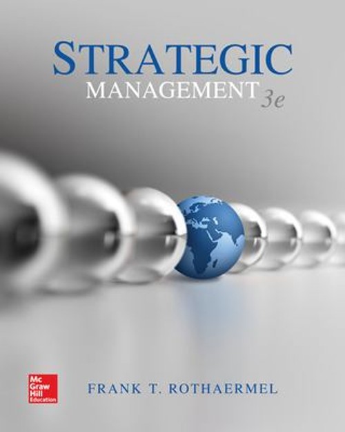 Strategic Management Paperback Frank T. Rothaermel