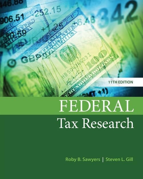 Federal Tax Research 11th Edition