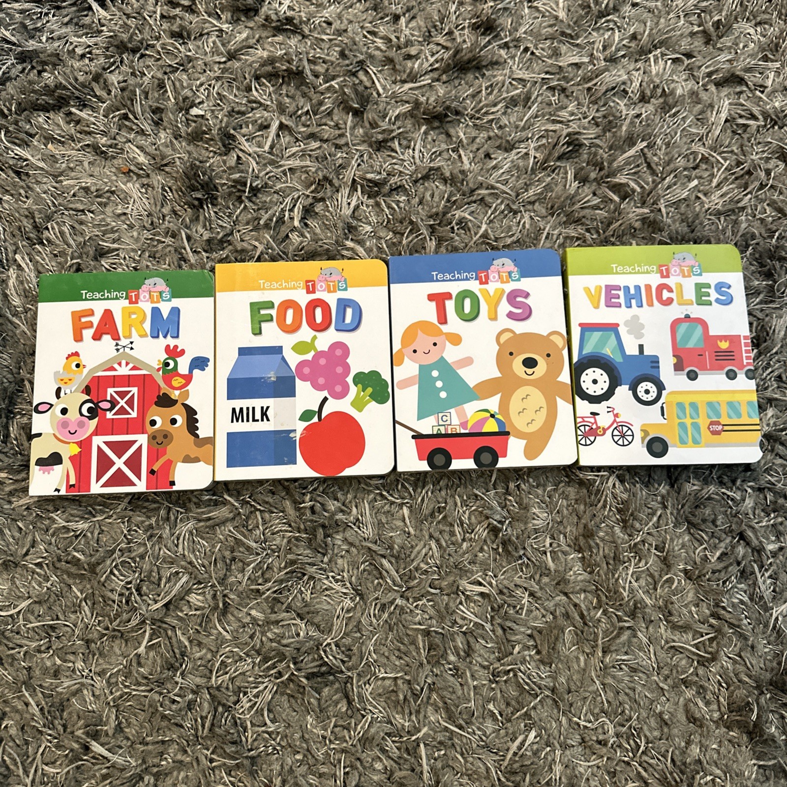 Teaching Tots First Library (4 Book Set) – Childrens Board Book – Educationa…