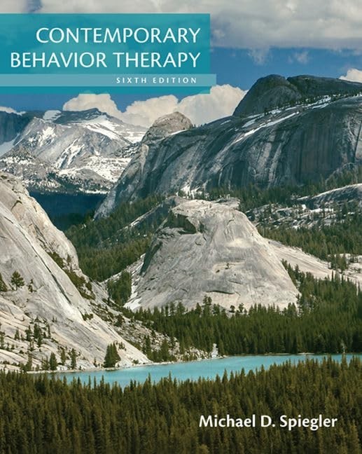 Contemporary Behavior Therapy 6th Ed. – Hardback – Sixth Edition