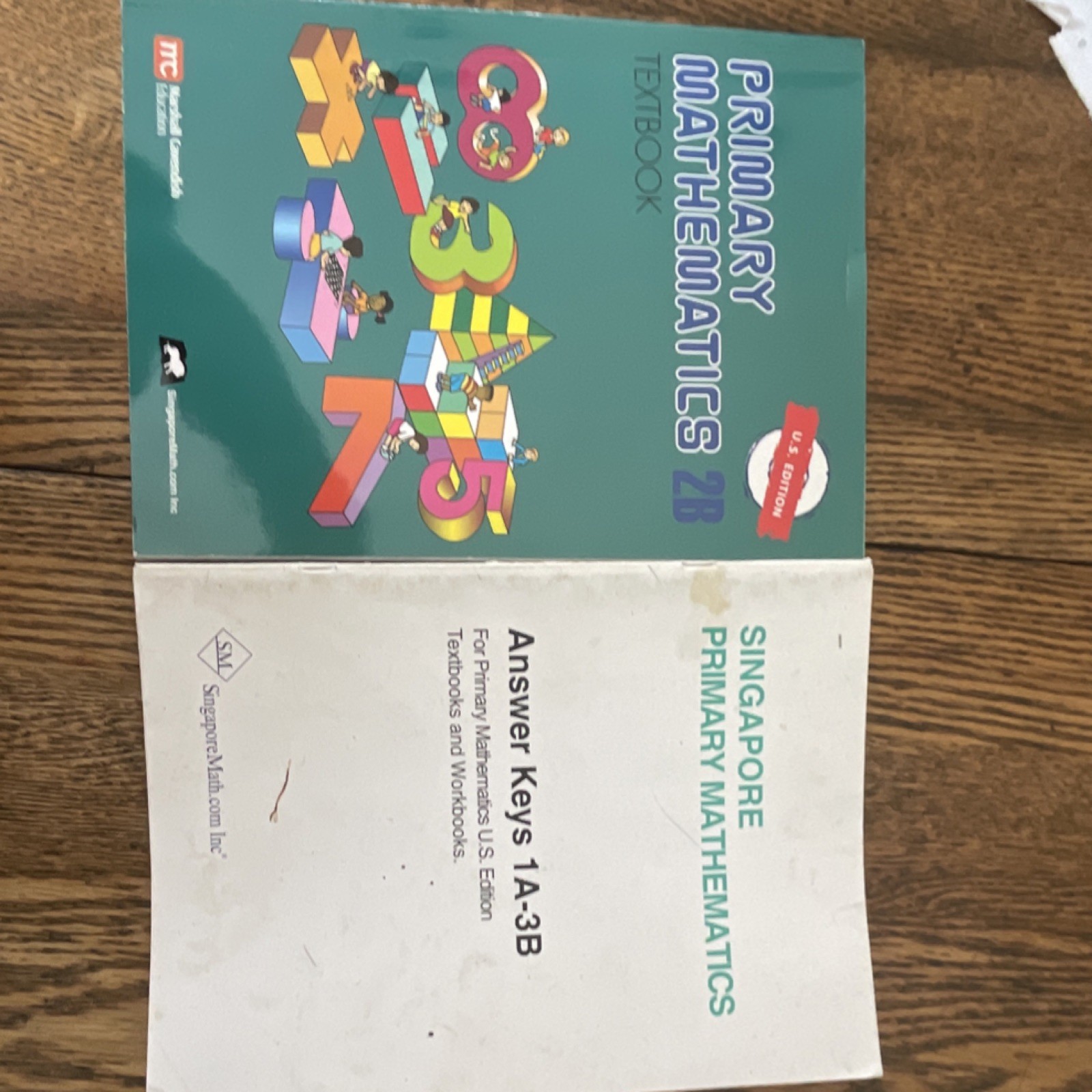 Marshall Cavendish Primary Mathematics 2B Textbook & 1A-3B Answer Keys
