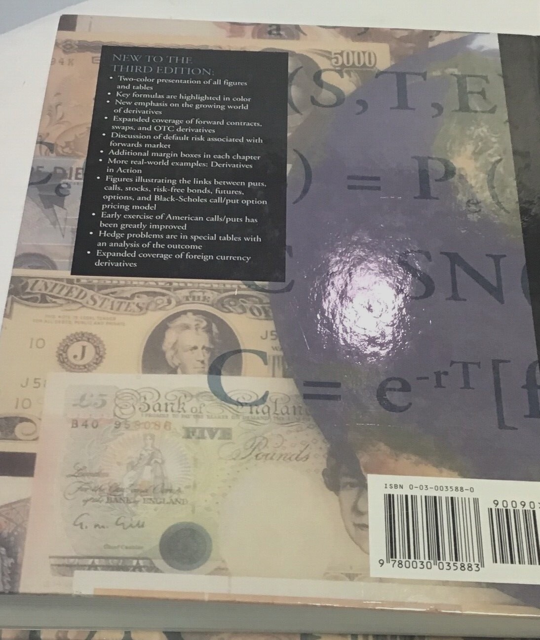 AN INTRODUCTION TO DERIVATIVES DON CHANCE, 3rd edition, Dryden Press
