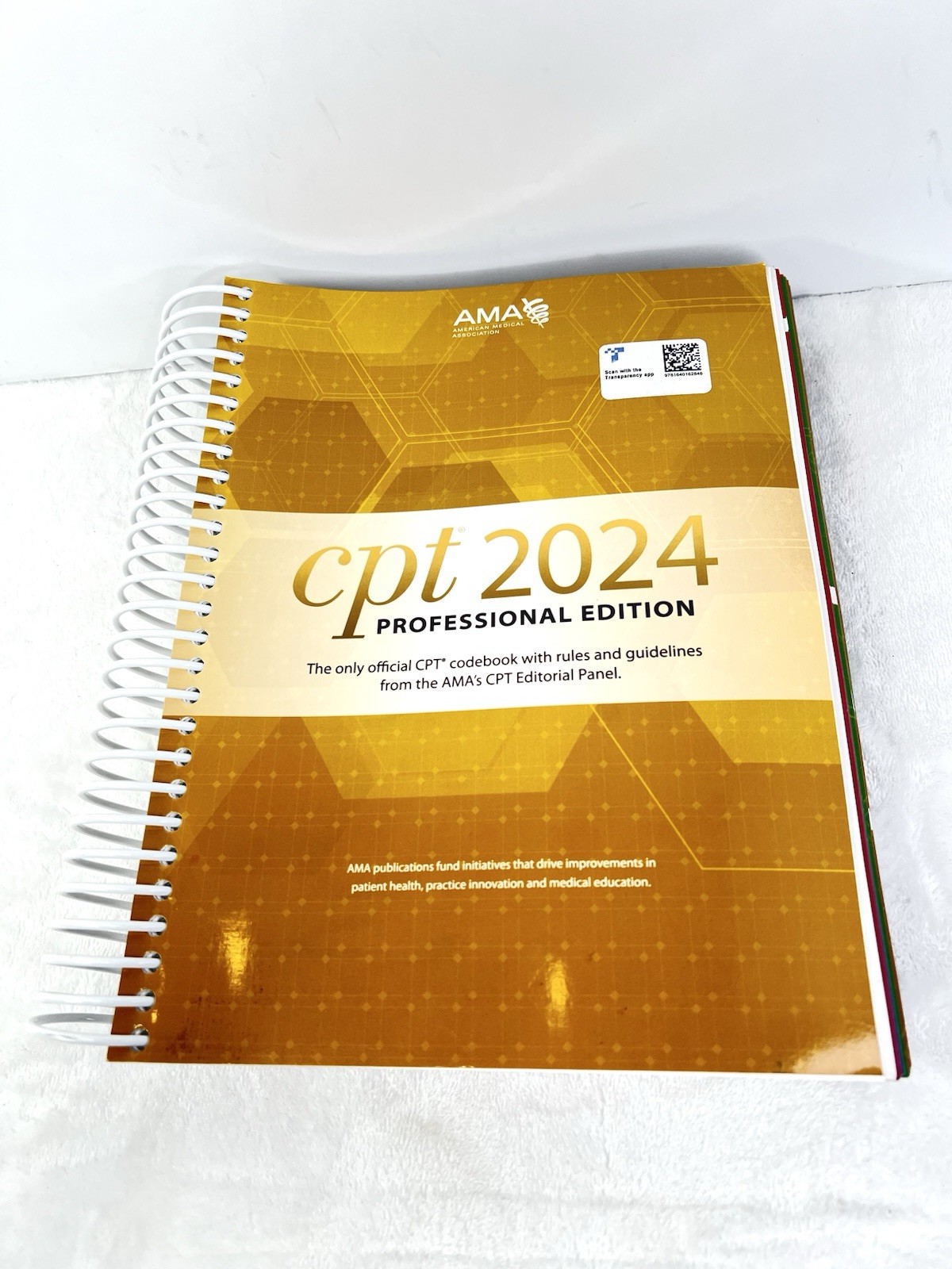CPT 2024 Professional Edition by American Medical Association Spiral Paperback