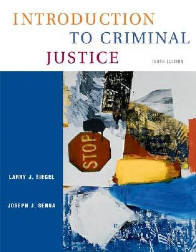 Introduction to Criminal Justice (with CD-ROM and InfoTrac) – Hardcover – GOOD