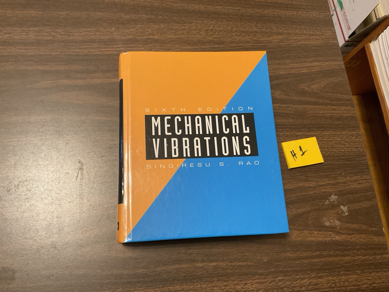 Mechanical Vibrations, Sixth Edition, by Singiresu Rao, HC 2017, H1