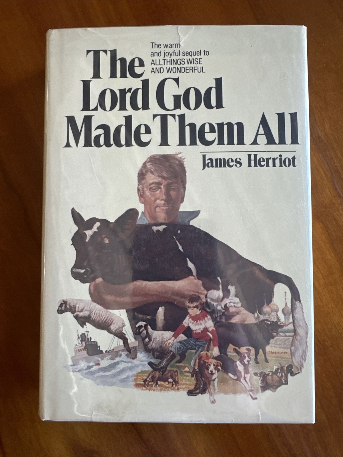 The Lord God Made Them All by James Herriot, 1981 HC DJ 1st Ed Perfect