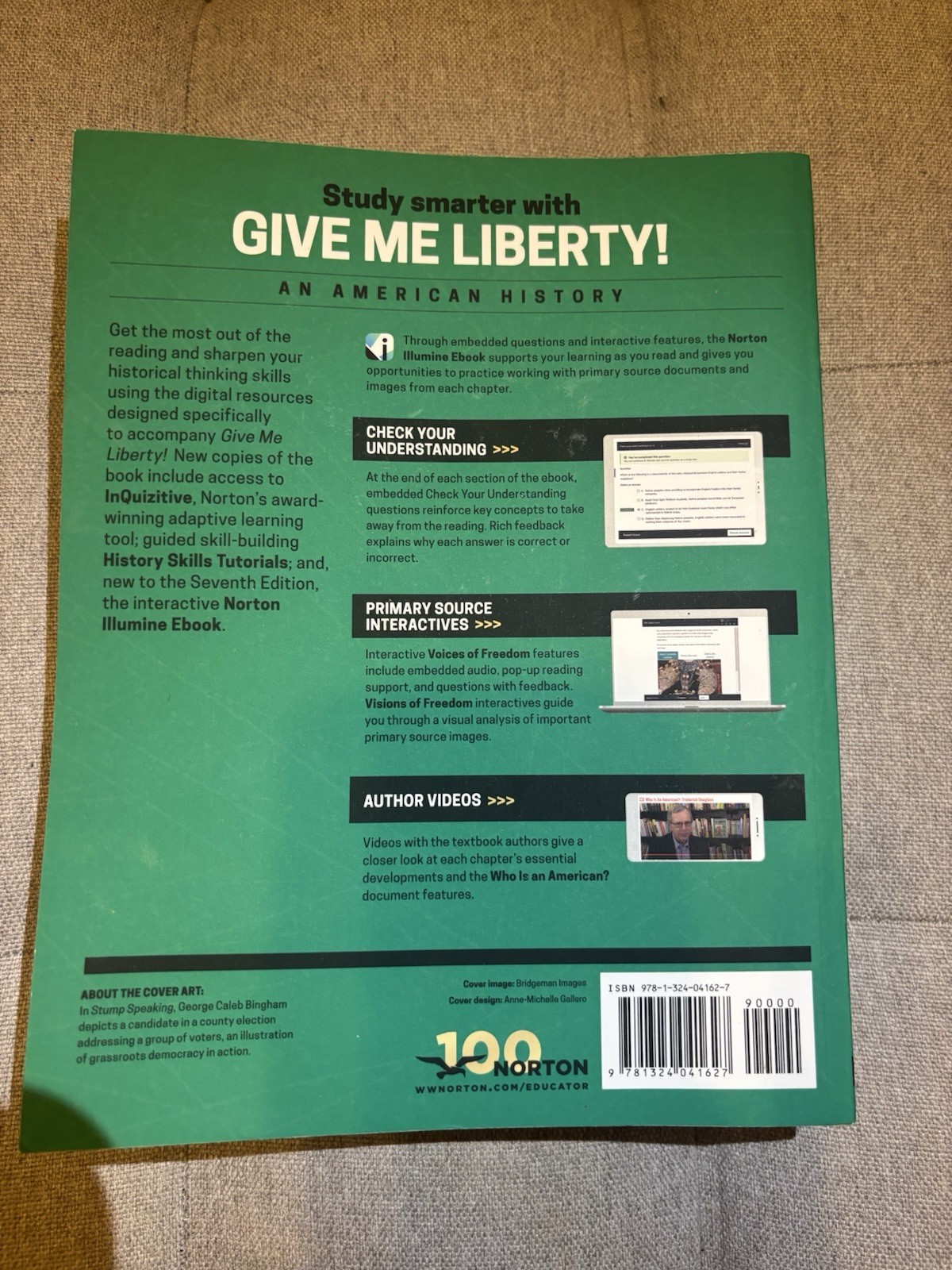 Give Me Liberty! An American History Brief 7th Ed Foner DuVal McGirr PB 2019