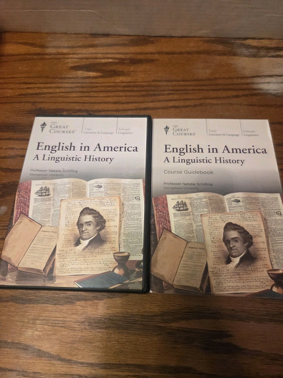 Great Courses English in America A Linguistic History CDs Guidebook Schilling