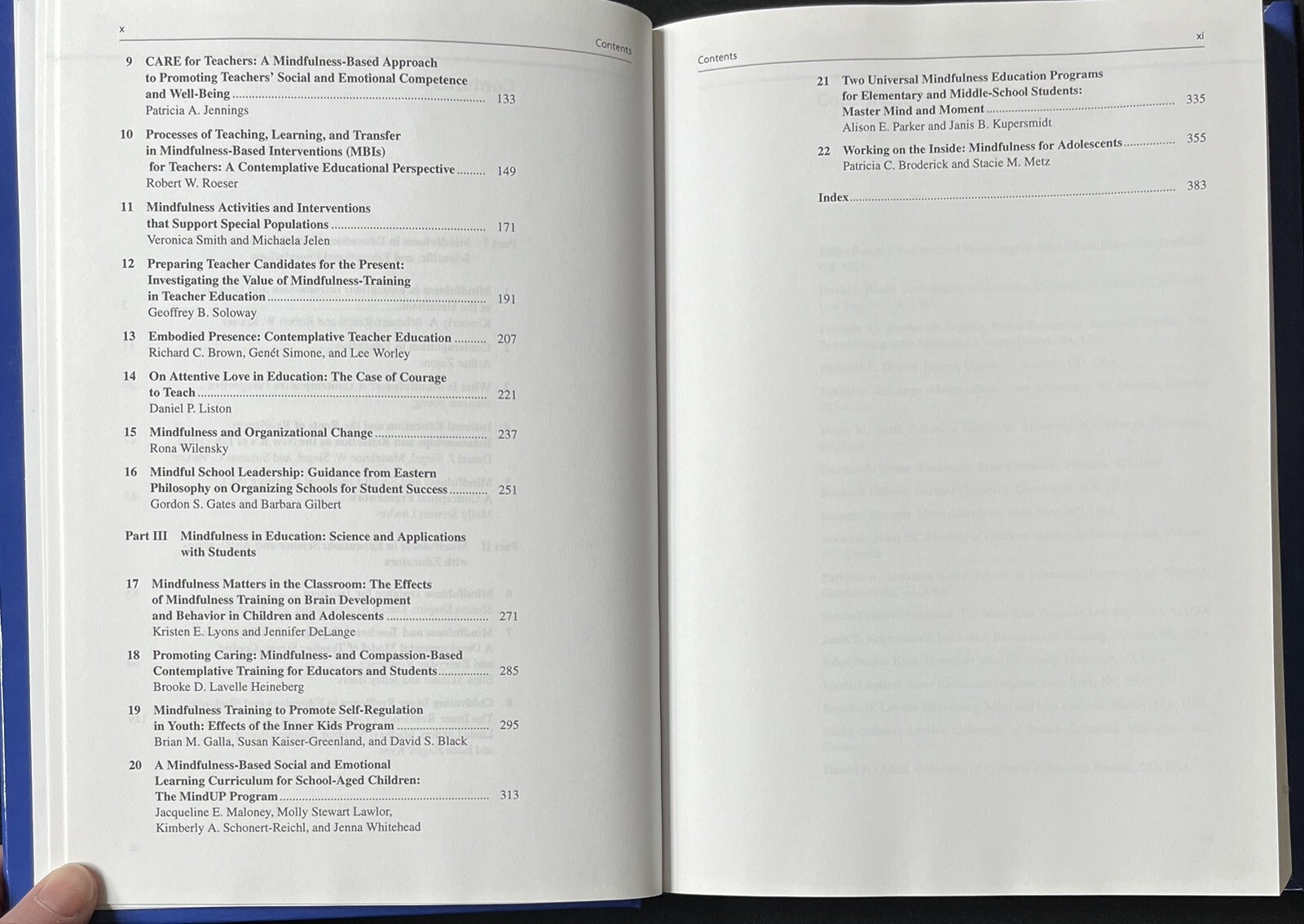Handbook of Mindfulness in Education ed by KA Schonert-Reichl—2016—Hardcover—LN