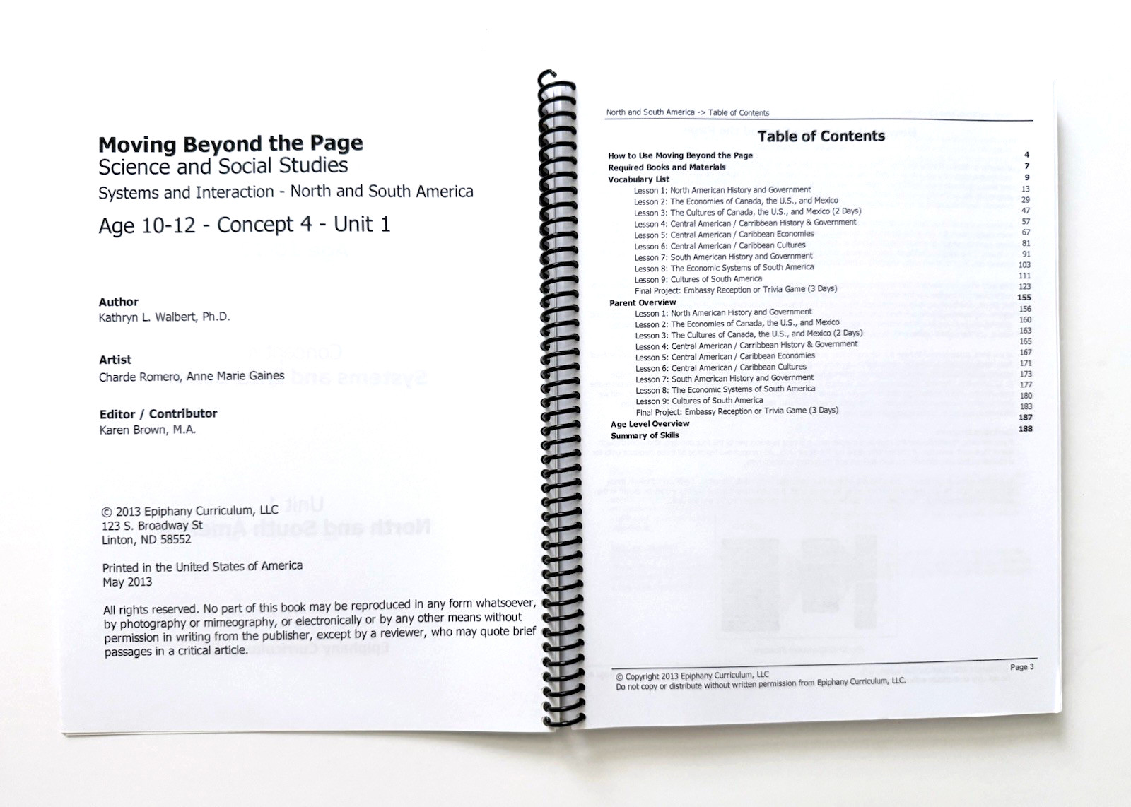 Moving Beyond the Page 10-12 Concept 4, Units 1, 2, & 3 – Science & Social Study