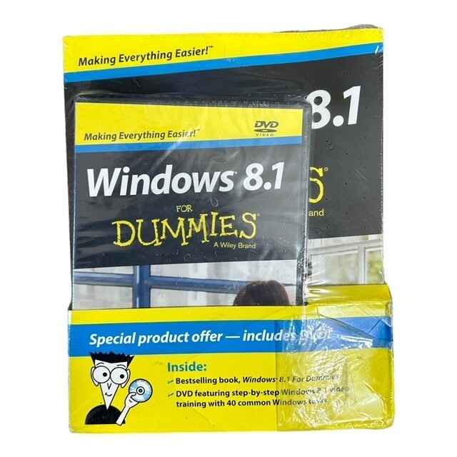 Windows 8.1 For Dummies Book + DVD Bundle 1st Edition
