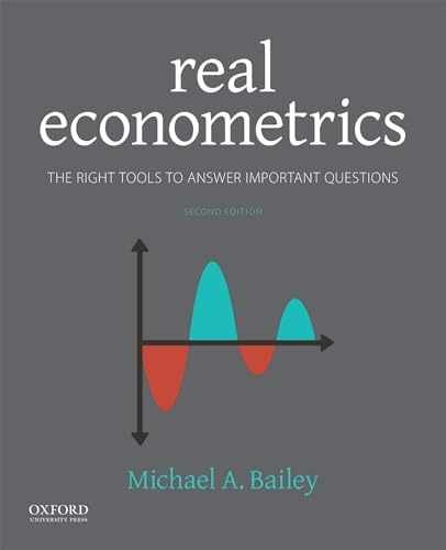 Real Econometrics: The Right Tools – Paperback, by Bailey Michael – Acceptable