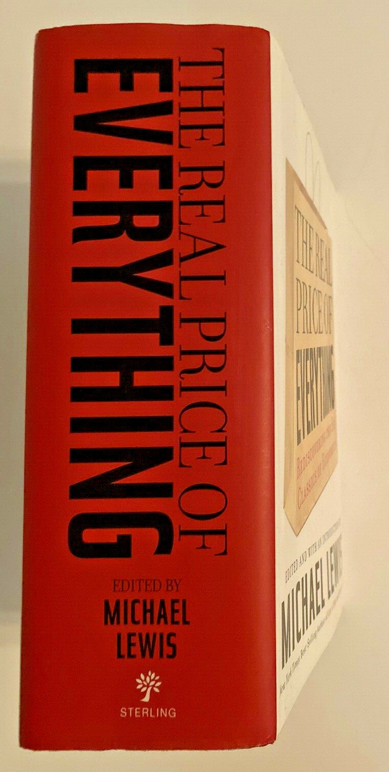 MICHAEL LEWIS – THE REAL PRICE OF EVERYTHING 6 CLASSICS OF ECONOMICS HCDJ BOOK