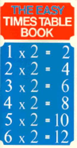 Easy Times Table Book by Foulsham Books: Used