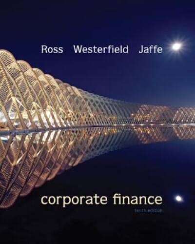 Corporate Finance, 10th Edition – Hardcover By Stephen Ross – VERY GOOD