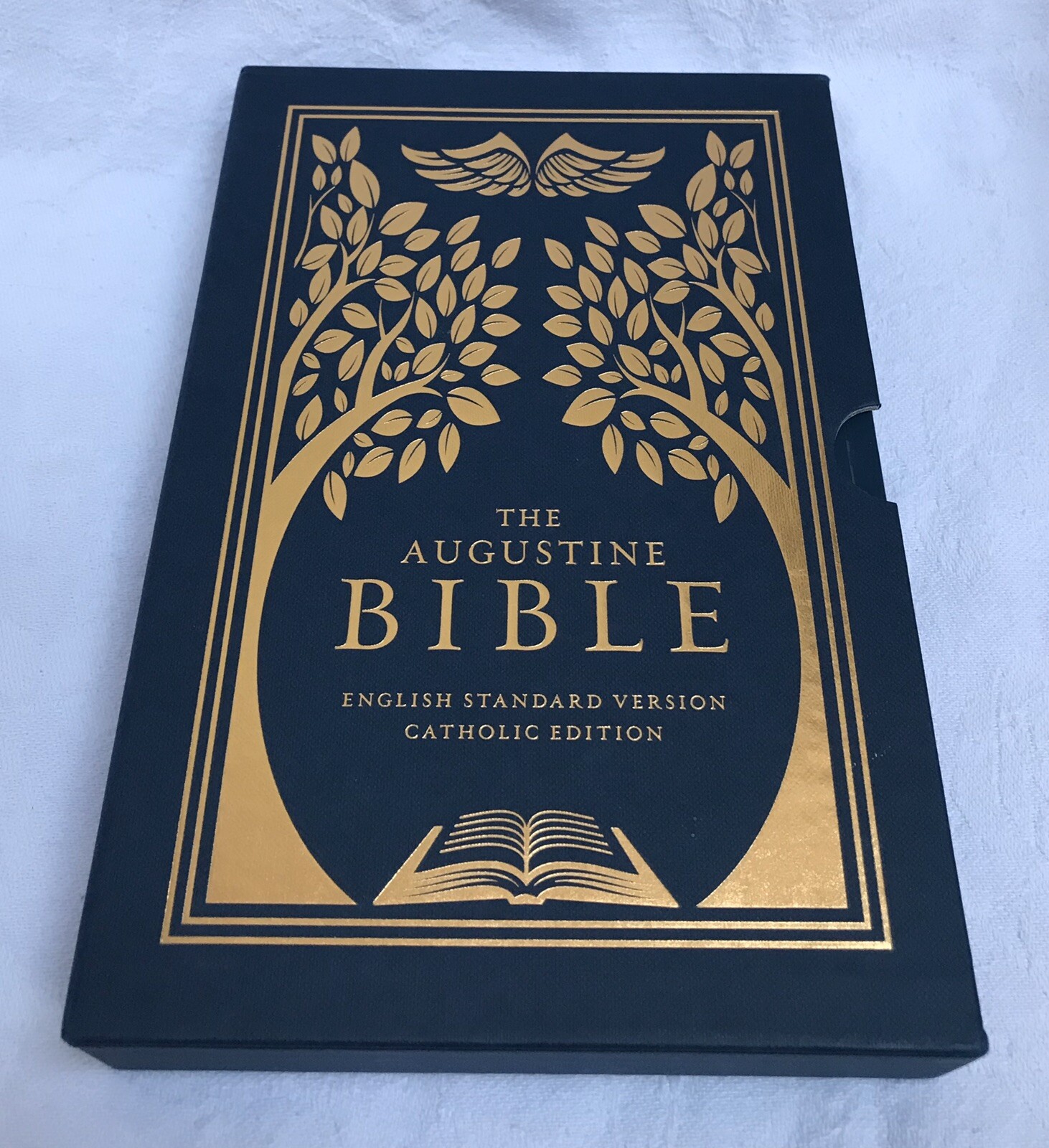 The Augustine Bible Catholic Ed. Translation ESV with Foil Stamped Slipcase 2019