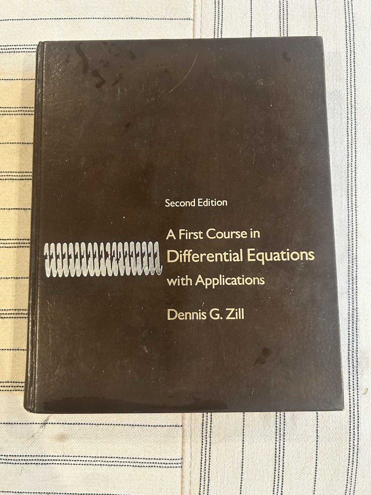 A First Course in Differential Equations with Applications Dennis G Zill 2nd Ed