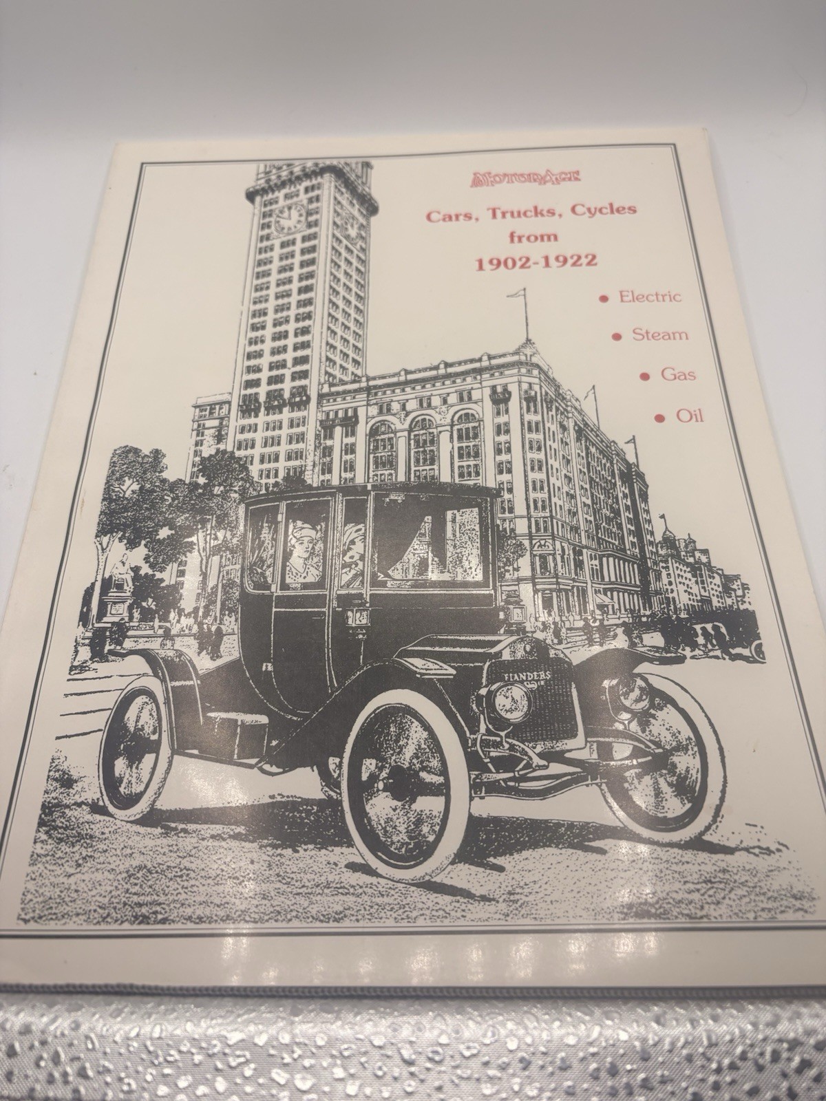 MotorAge Cars, Trucks, Cycles From 1902-1922 Steam Gas Oil Electric