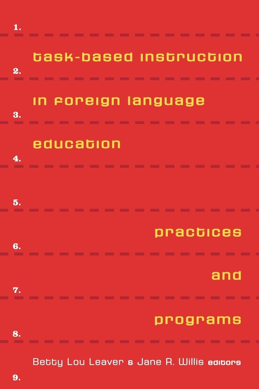Task-Based Instruction in Foreign Language Education: Practices and Programs