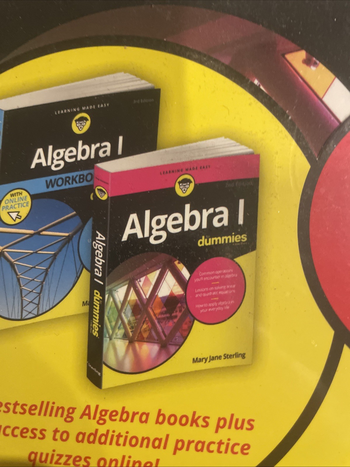 ALGEBRA 1 FOR DUMMIES AND ALGEBRA 1 WORKBOOK FOR DUMMIES BOOK SET
