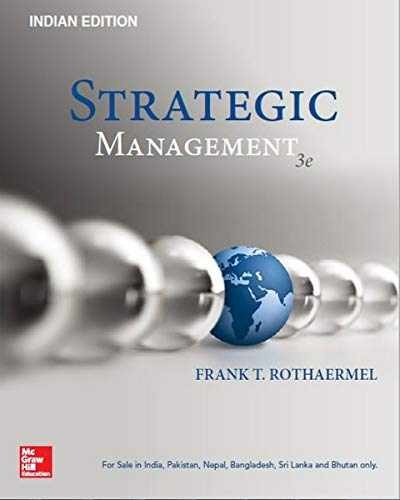 Strategic Management, 3Rd – Paperback, by Frank T. Rothaermel – Very Good