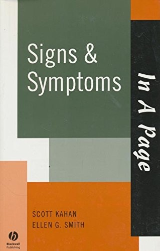 In a Page Signs and Symptoms – paperback Kahan, Scott|Smith, Ellen G., M.D.