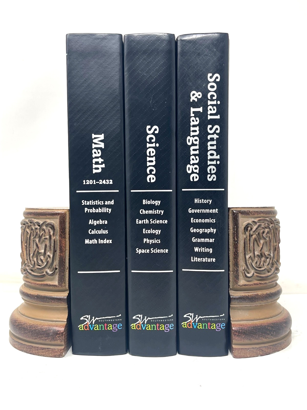 Set of 3 Southwestern Advantage College Prep Science Social Studies Math